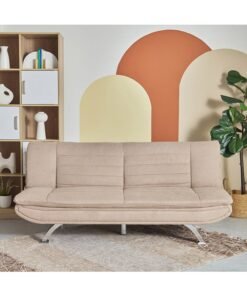 Home Box Joyfull 3-Seater Beige Sofa Bed 88 x 83 x 183 cm
