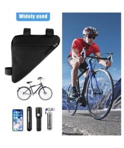 Bicycle Frame Storage Bag, Bike Triangle Pouch, Mountain Bike Accessories Pack for Phone, Wallet, Keys - Image 4