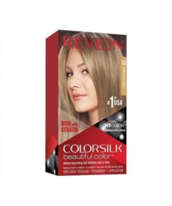 Revlon Permanent Hair Color by Revlon, Permanent Hair Dye, Colorsilk with 100% Gray Coverage, Ammonia-Free, Keratin and Amino Acids, 60 Dark Ash Blonde, 4.4 Oz (Pack of 1)