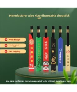 Direct Paper Chopsticks Bag To Develop Hotel Catering Hot Pot Chopsticks Set Special Logo Spot Printing-Color:3x15 Non-coated 1,000 Pieces