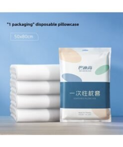 Disposable Pillowcase, Travel Pillowcase, Hotel Supplies, Bed Bed Sheets, Quilt Cover, Thickeneded Travel Sterilization Train Sleeper Pillowcase-Color:Disposable Pillowcase