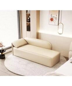 Modern Minimalist Faux Leather Sofa