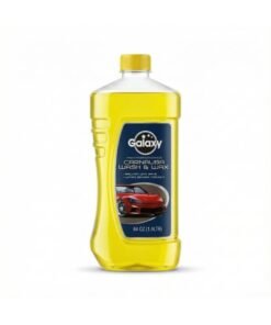 Galaxy Carnauba Wash & Wax Car Shampoo, 64 oz (1.9 L) – High Performance Foaming Cleaner with Brilliant Wax Shine & Water Beading Formula, Safe for Clear Coat