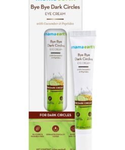 Mamaearth Bye Bye Dark Circles Under Eye Cream for Dark Circles with Cucumber & Peptides for All Skin Type (20g)