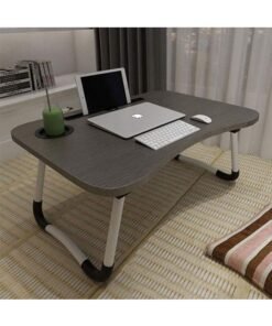 Alternative view of Foldable Laptop Table Dark Brown Dark Brown 60 x 40 x 26cm