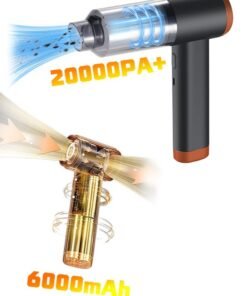 Car vacuum cleaner20000PA, car and home dual-purpose charging, small and convenient to suck dust, easy to clean gaps,compact and convenient to store.