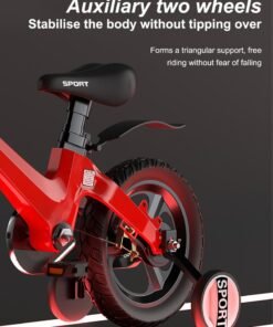 Sharpdo 18 Inch Kids Bike Magnesium Alloy Kids' Bike Children's Bicycle For 7-9 Years Old Girls And Boys With Training Wheels Sensitive Brakes Wear-Resistant Tires Safe and Stable - Image 4
