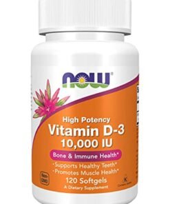 Now Foods High Potency Vitamin D-3 10000 IU - 120 Softgels
