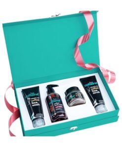 MCaffeine Shower Temptations Gift Set for Women & Men | Luxury Coffee Bath Indulgence in Premium Packaging | Special Unisex Gift Box for Women Wife Husband with Face Wash, Body Wash, Body Scrub & Face