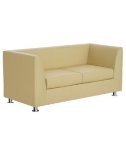 Mahmayi 679 Double Seater PU Sofa - Light Sandal