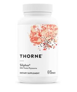 Thorne Siliphos - Milk Thistle Phystosome - Dietary Supplement - 90 Capsules