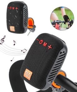 GROIC Portable Bluetooth Speaker,Waterproof Wireless Portable Outdoor Speaker,TWS Dual Pairing Wearable Speaker 5.0,,Bluetooth Speaker for Bicycle Scooter Riding Sports