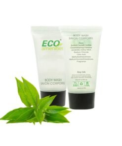 ECO amenities Travel Size Body Wash Bulk  Hotel Supplies for Guests  Great for Vacation Rental and Airbnb Toiletries  Body Wash for Men  Women  Green Tea Scent  72 pack 075 fl oz 22ml tubes