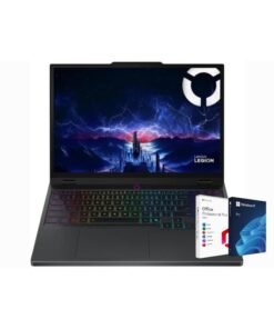 Lenovo Legion Pro 5i 2.5k OLED Gaming Laptop, Intel Core Ultra 9 275HX,16 Inch WQXGA 165Hz, 32GB RAM, 1TB SSD, NVIDIA GeForce RTX 5070 8GB, Windows 11 Pro + Life Time Office 2024 English/Arabic Eclipse Black