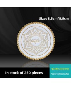 Hotel Special Disposable Absorbent Coaster Paper Mat Hotel Beauty Salon Homestay Room Paper Coaster Logo Wholesale