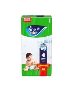 Fine Baby Baby Fast Sorption Diapers, Size 4, Large 7-14 Kg, 48 Diaper