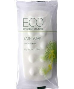 Eco by Green Culture Hotel Amenities Body Soap Bar, 1 oz (150 Pack)