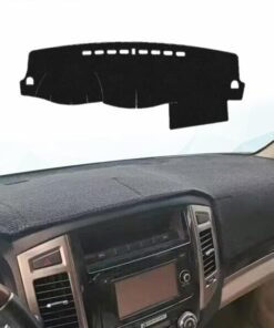 Motim Car Dashboard Mat Panel Sunscreen Cover for Mitsubishi Pajero (2009-2017), Anti Reflective, Anti Skid Silicone Base, Velcro Stickers Not Required
