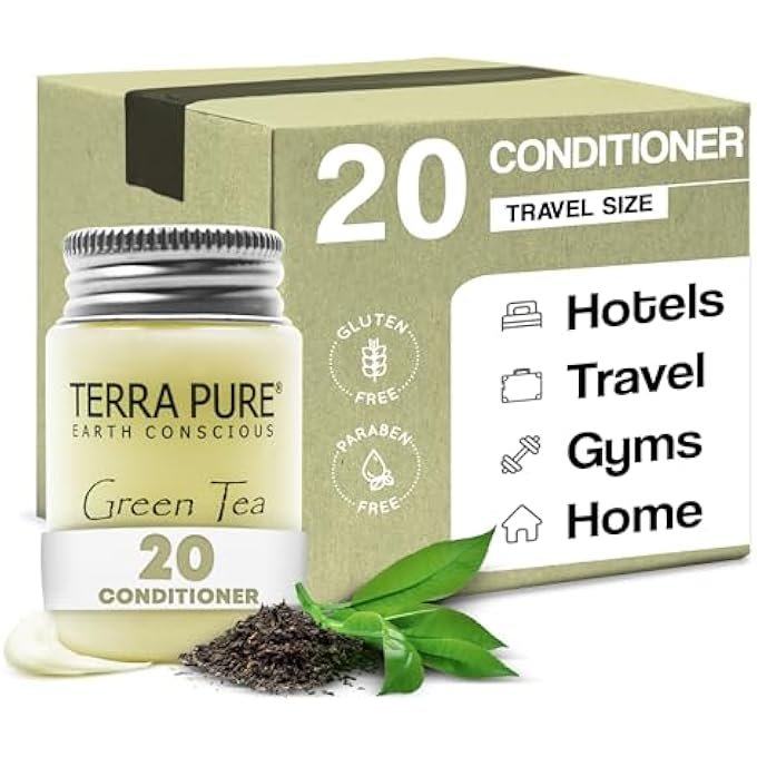 Terra Pure CONDITIONER, TRAVEL SIZE HOTEL AMENITIES, 1 OZ (CASE OF 20)