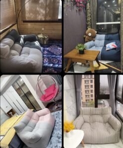 Alternative view of Arabest Two seater lazy susan chair that can accommodate adults. Large Lazy Portable Living Room or Home Furniture Cushion Sofa Chair