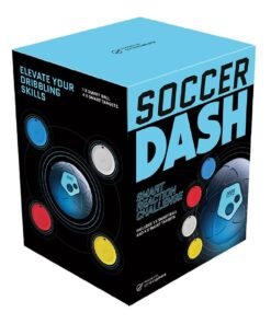 GOLDEN BEAR Strikesphere Soccer Dash Smart Reaction Challenge – Interactive Soccer Trainer with Smart Ball & 4 Targets – 6 Game Modes, Audio Feedback, Adaptive AI – Indoor/Outdoor Footwork Skills Trainer for Kids Ages 6+