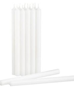 Sakha Candle Lukadah Premium Quality Unscented Taper Candles, Long Burning Hours, Decorative Taper Candles, SPA Candles, Romantic - Dripless Clean Burning Smokeless Dinner Candle | 8 Pcs