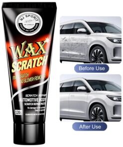 NJ SPORIT Car Scratch Repair Scratch Remover Wax Renew Removes Fine Surface Scratches Swirls Paint Transfer For Vehicles Including Cars Trucks Motorcycles, 120G
