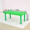 JSAITOYS Plastic Rectangle Desk Table For Kids Home School Center Colorful Classroom Indoor/Outdoor