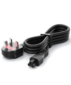 Laptop Power Cable 3 Pin Mains lead Power UK Plug for Laptop AC-Adapter Charger Acer Dell HP Compaq Toshiba Vaio Delta Asus Lenovo Electric Equipment 1.5m