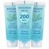 Bergman Kelly  Travel Size 2 in 1 Shampoo  Conditioner  1 fl oz 200 PK Tropical Waterfall  Delight Your Guests wInvigorating  Refreshing Shampoo Amenities  Small Hotel Toiletries in Bulk