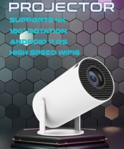 Mi VAZA Portable Projector Pocket 5G WIFI Android11.0 Support 130 Inches Home Theater Full HD for Indoor Outdoor Home Birthday Gift Compatible with TV Stick/HDMI/USB/PS5/iOS/PS4