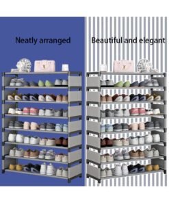 Multi-Function 8-Layer Practical Shoe Rack Reinforced Multi-Layer Assembly Storage Shoe Rack Large Capacity - Image 4