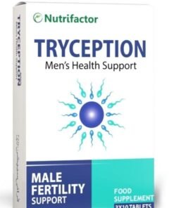 Nutrifactor Tryception - Male Conception and Testosterone Booster Supplement - 20 Essential Nutrients with Maca Root, L-Carnitine, Zinc, and Selenium - 30 Tablets