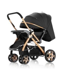TEKNUM Reversible Trip2 Stroller With Extra-wide Canopy - Black