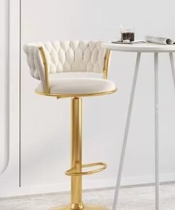 Bar Stool Modern Minimalist Chairs Solid High Foot Bar Stool Rotating Design Waiting Chairs Thick Cushion Counter Stools Many Style