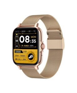 Smartwatch,Bluetooth Fitness Watch for Women Men,Sport Watch with Blood Oxygen Blood Pressure Heart Rate Sleep Monitor,for Android iOS,Gold
