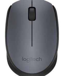 Logitech M170 Wireless USB Mouse, 2.4GHz Wireless Technology, Optical Tracking, Up to 10m Wireless Range, Grey/Black