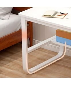 Alissa 140cm White Computer Desk with 3 Drawers – Modern Home Office & Study Table with Storage - Image 3