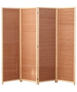 LINGWEI Room Devider Wooden Room Partition Multicolour
