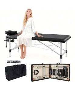 ZUIHAO Portable Massage Bed Lash Bed Facial Table SPA Beds Adjustable Height Salon Tattoo Esthetician Bed with Carrying Bag - Accessories for Shop/ Home