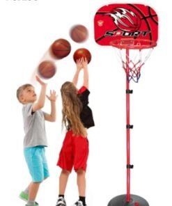 DUNISO Basketball Hoop for Kids，Kids Basketball Hoop with Adjustable Height，Durable and Stable，for Boys Girls Age 8-12 Indoor Outdoor Play, Birthday Gifts，150-180cm