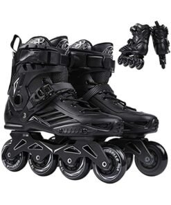 LIMOS Inline Skates for Adults Adjustable Speed Skating Shoes with Aluminum Frame & PU Wheels
