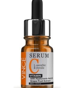 VINCE Vitamin C Serum – Advanced Brightening Formula – Reduces Dark Spots, Sun Damage & Hyperpigmentation, Evens Skin Tone, Smooths Texture & Boosts Youthful Glow – For All Skin Types, 30ml