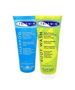 Triswim Chlorine Removal Body Wash & Swim Shampoo Set 8.5 Fl Oz Each | Complete Swim Care Kit With Aloe Vera Provitamin B5 And Chamomile | Ideal For Hydrating Skin And Revitalizing Hair Postswim