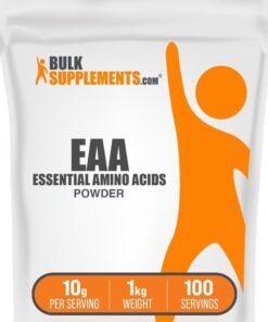 BULKSUPPLEMENTS.COM .com Essential Amino Acids Powder - Essential Amino Acids Supplement, EAA Powder - Unflavored & Gluten Free, 10g per Serving, 1kg (2.2 lbs) (Pack of 1)