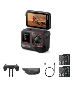 Insta360 ACE PRO 2 | Dual Battery Bundle | Action Camera, Co-Engineered with Leica, 8K AI-Powered Ultra HD, Advanced Stabilization, Waterproof Design, Compact and Rugged Design– Black