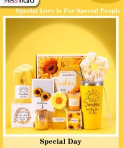 MissTiara Gifts Basket for Women - Birthday Gifts for Women, Relaxing Spa Gift Basket Set, Unique Gift Ideas for Women, Gifts for Mom Sister Best Friend Wife, Coworker Teacher Nurse Gifts for Women