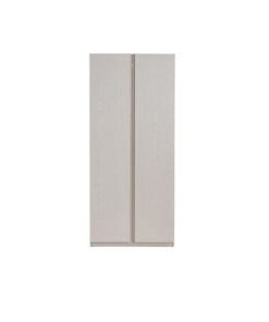 Infinity 2 Door Wardrobe With Hanger And Shelves | Modular Wardrobe | Modern Design Storage For Bedroom L100xW59xH230cm - L.Taupe