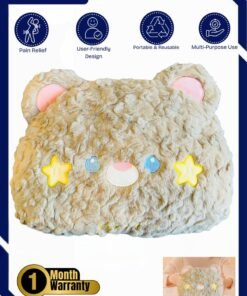 Prime by javaudan Electric Hot Water Bag for Pain Relief Heating Pad Hot Water Pillow for Neck Back Muscle Ache and Massage