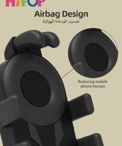 HIPOP Bike Phone Holder, Bike Handlebar Phone Mount with Shock Absorption, Adjustable Motorcycle Phone Holder, 360° Rotation, Anti-Off, Anti-Shake - Image 4